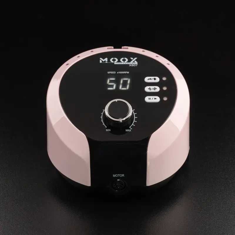 Фрезер для манікюру і педикюру MOOX X 807, 50 000 об/хв, 65 W, Pink