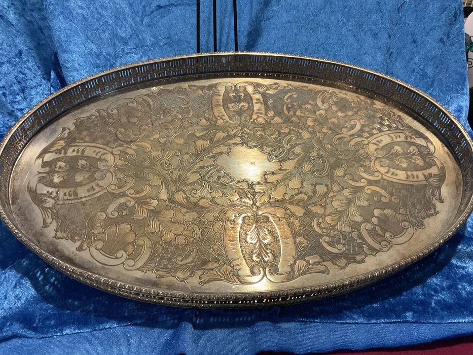 Grande bandeja casquinha inglesa com 45x28 cm .anúncios abaixo