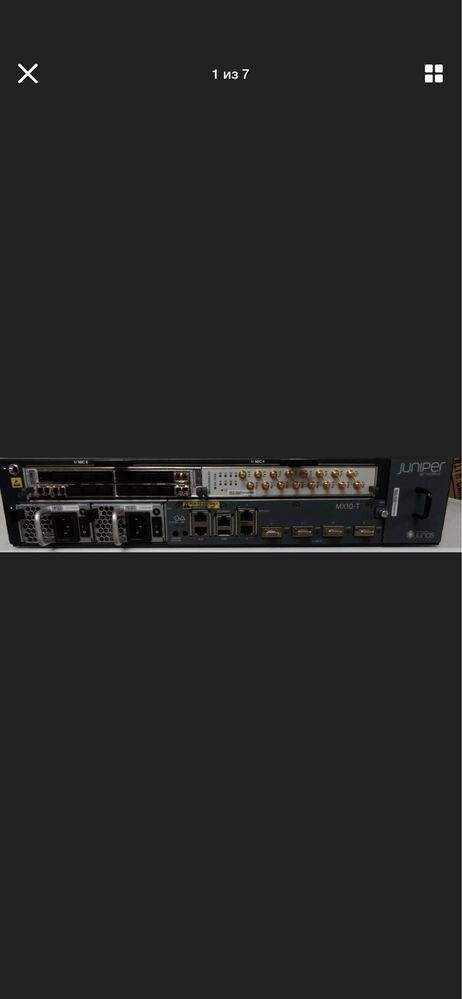 Маршрутизатор Juniper mx10-t upgrade mx80