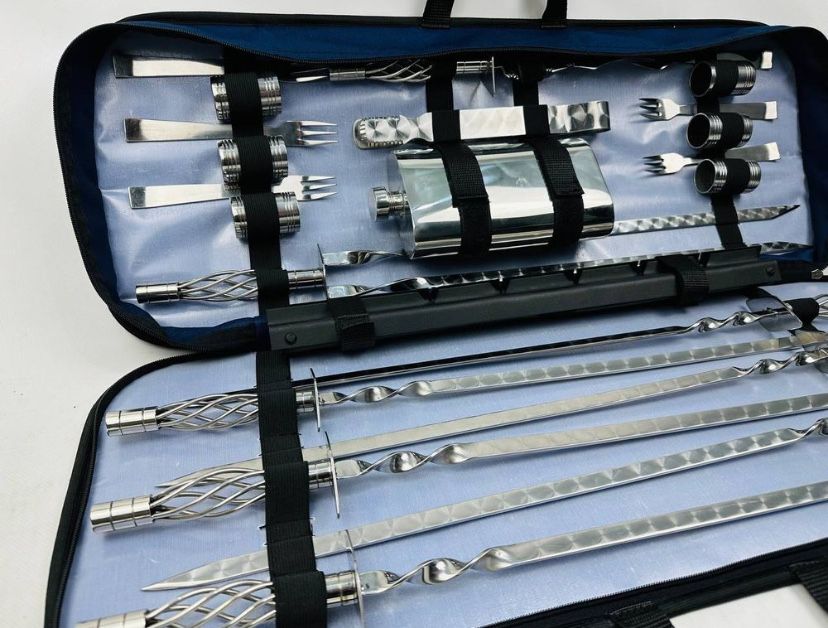 Подарунковий набір шампурів у чохлі