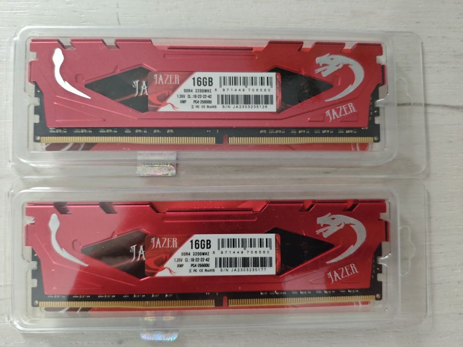 Оперативна пам'ять ООЗУ DDR4 8 16 32 GB 3200 MHz