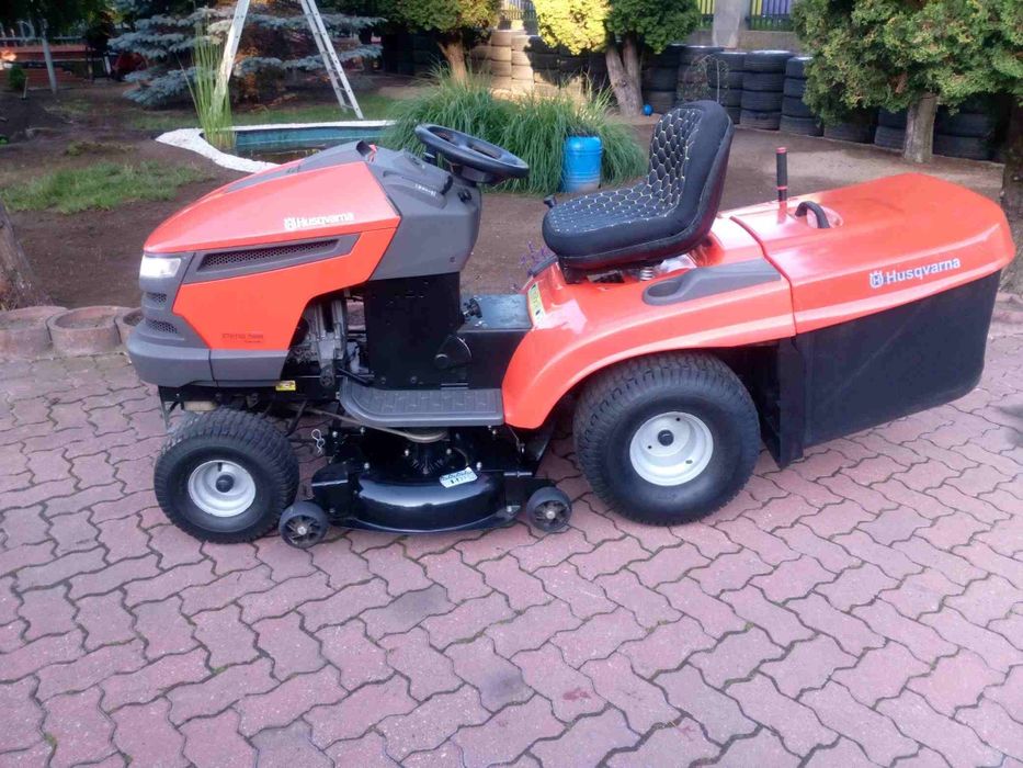 Traktorek kosiarka Husqvarna 15KM Kawasaki 2 cylindy hydro