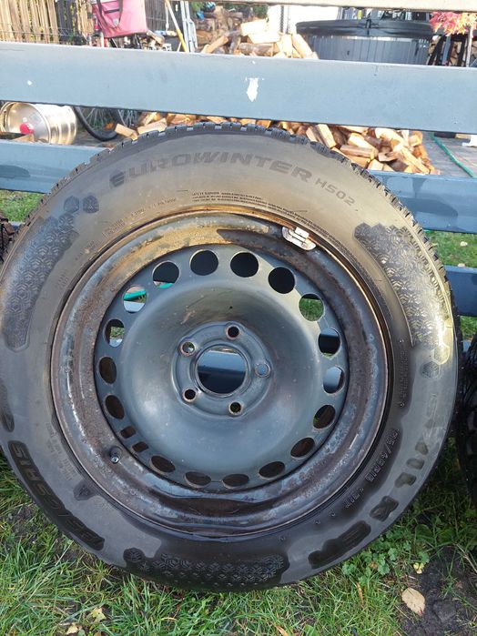 Koła zimowe, opel meriva  5x100 195/65 R15 FALKEN EUROWINTER M+S