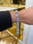 Bransoletka z diamentami naturalnymi 9 Ct