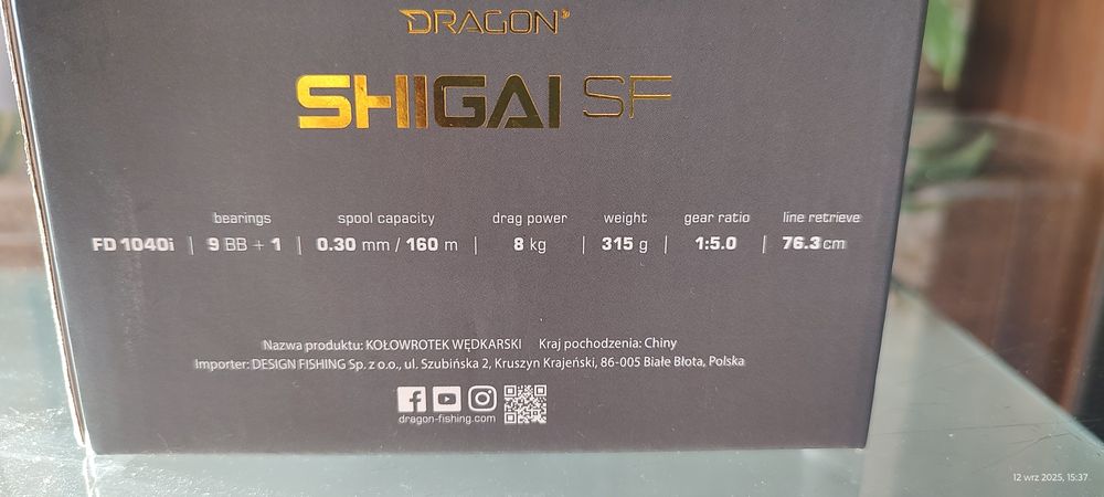 Kołowrotek dragon shigai 1040i