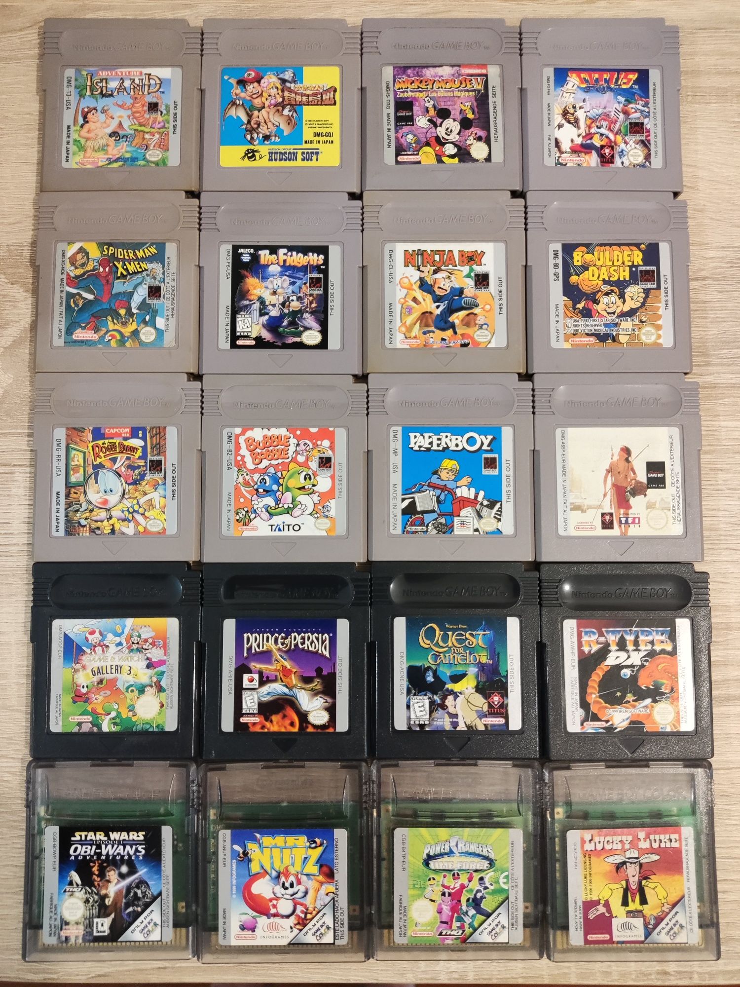 Vários Jogos gameboy, Megaman,duck tales, Pokémon, Gargoyles