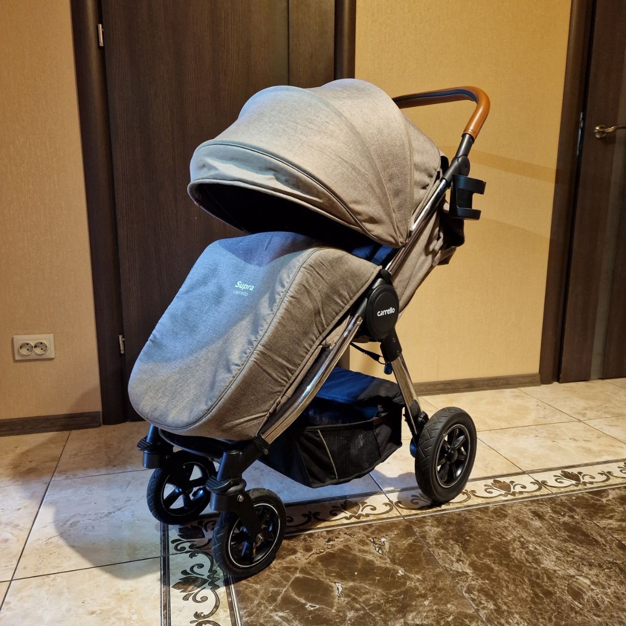 Прогулянкова коляска Carrello Supra CRL-5510 колір Bisquit Beige
