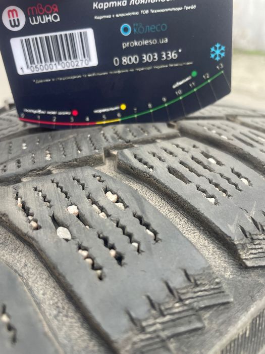 Продам  Зимова шина Nokian Hakkapeliitta 225-65-R17
