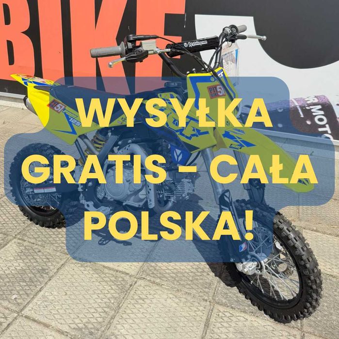 Nowy Cross Pit Bike YCF PILOT 125 - Wysyłka GRATIS cała Polska!