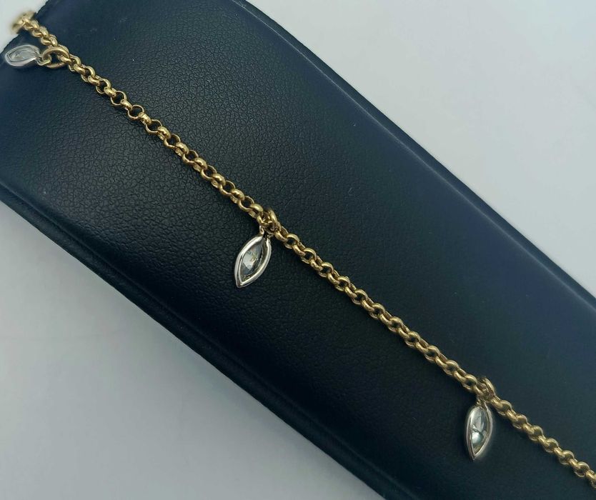 Piękna Złota Bransoletka 4,55g p585