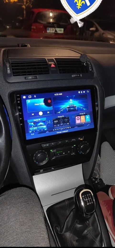 Rádio Android 12 com GPS Skoda Octavia 2 (Artigo Novo)