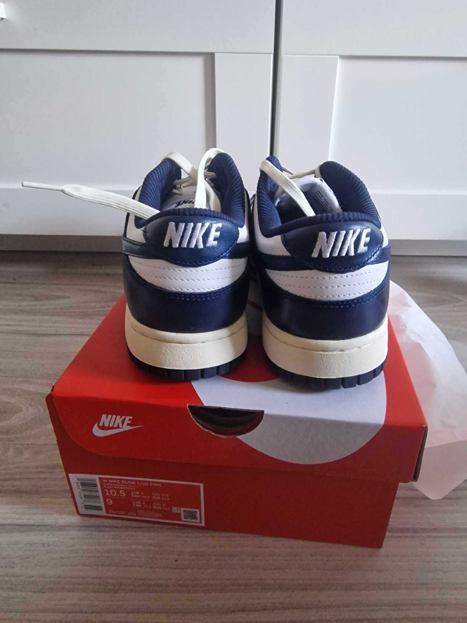 Buty Nike Dunk Low Premium Vintage Navy, roz. 42,5, nowe!