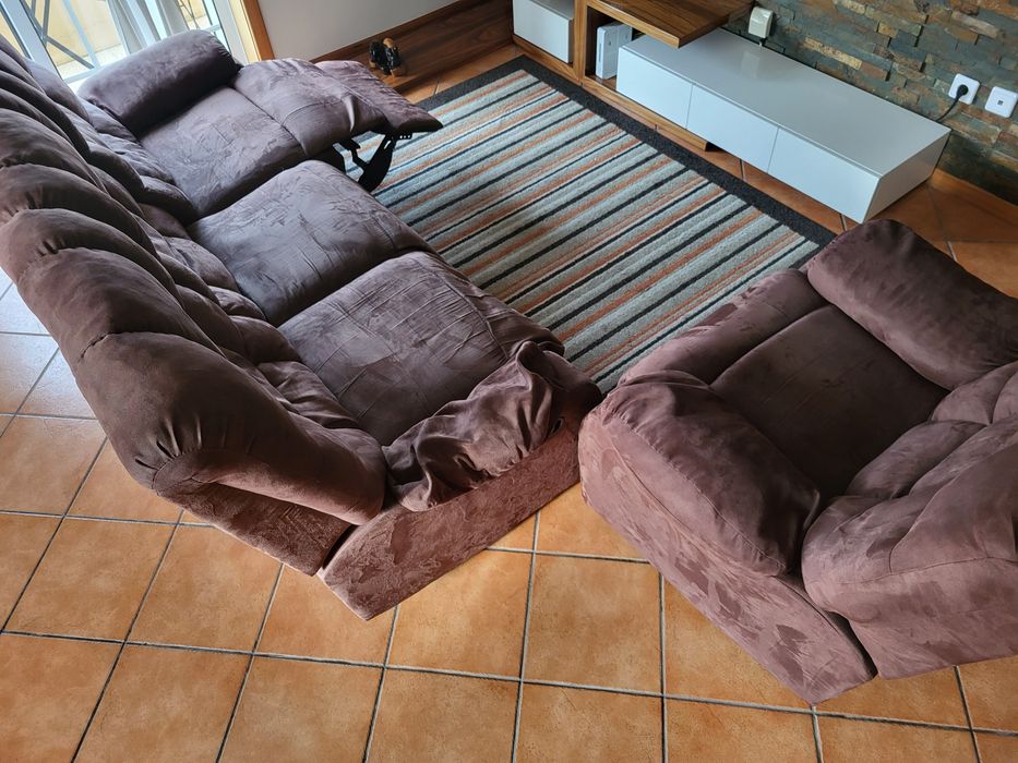 2 sofás extensíveis