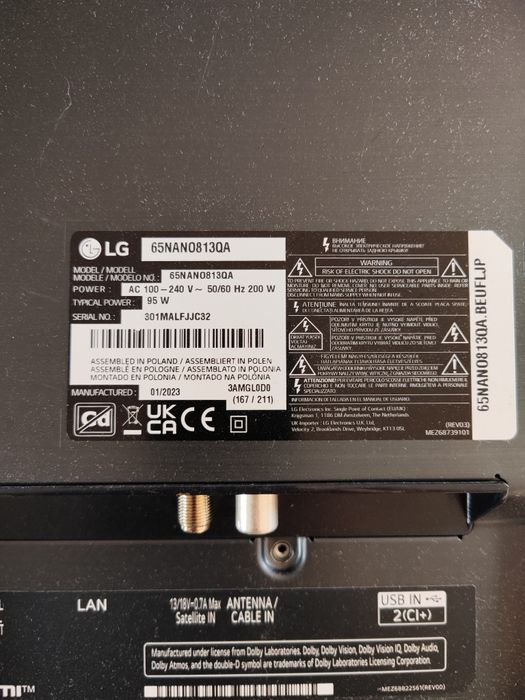 Płyta główna LG 65"