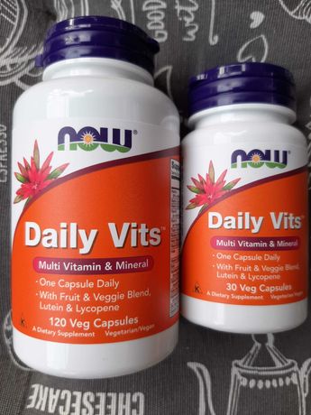 Мультивитамины Daily Vits, NOW Foods, Вітаміни 30 120 шт