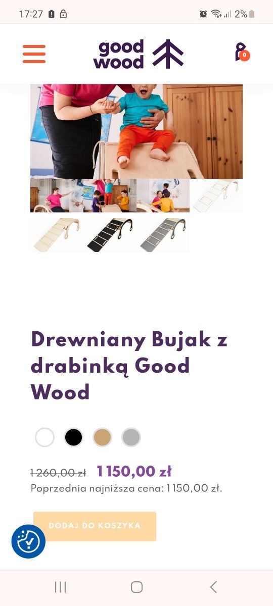 Bujak Good Wood z drabinka