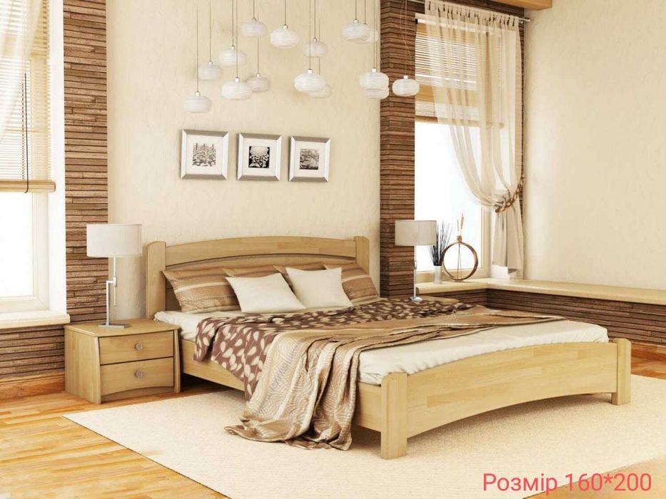 Ліжко з масиву Дуба та Бука 160*200 Нове