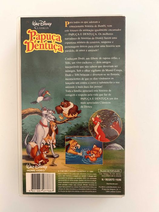 VHS Papuça e Dentuça 1996