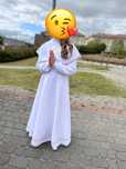 Alba komunijna dla dziewczynki - rozmiar 134