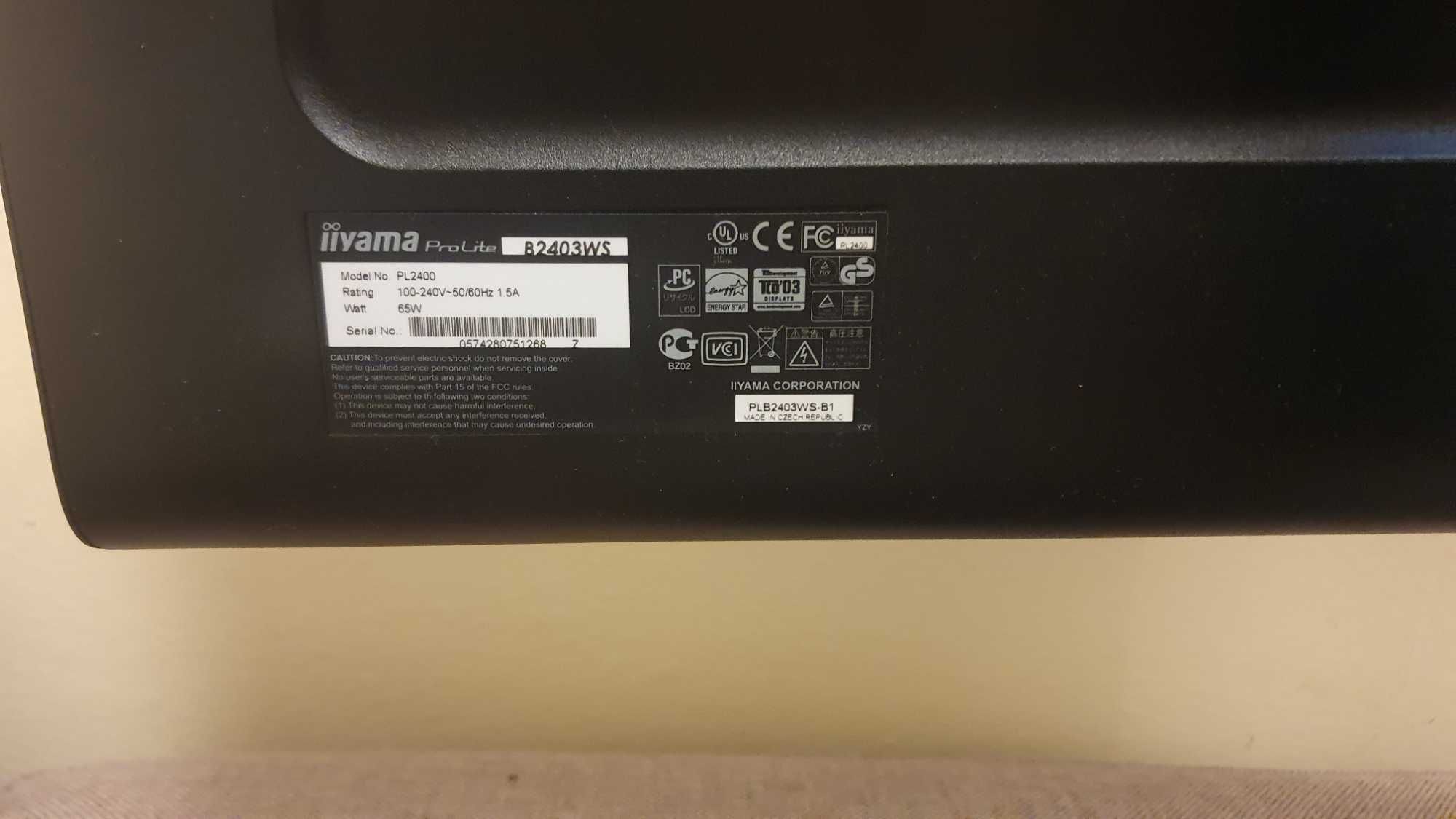 Monitor iiYAMA PROLITE B2403 WS
