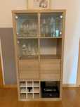 Estante + Vitrina + Garrafeira - Modelo KALLAX IKEA Carvalho - NOVA!