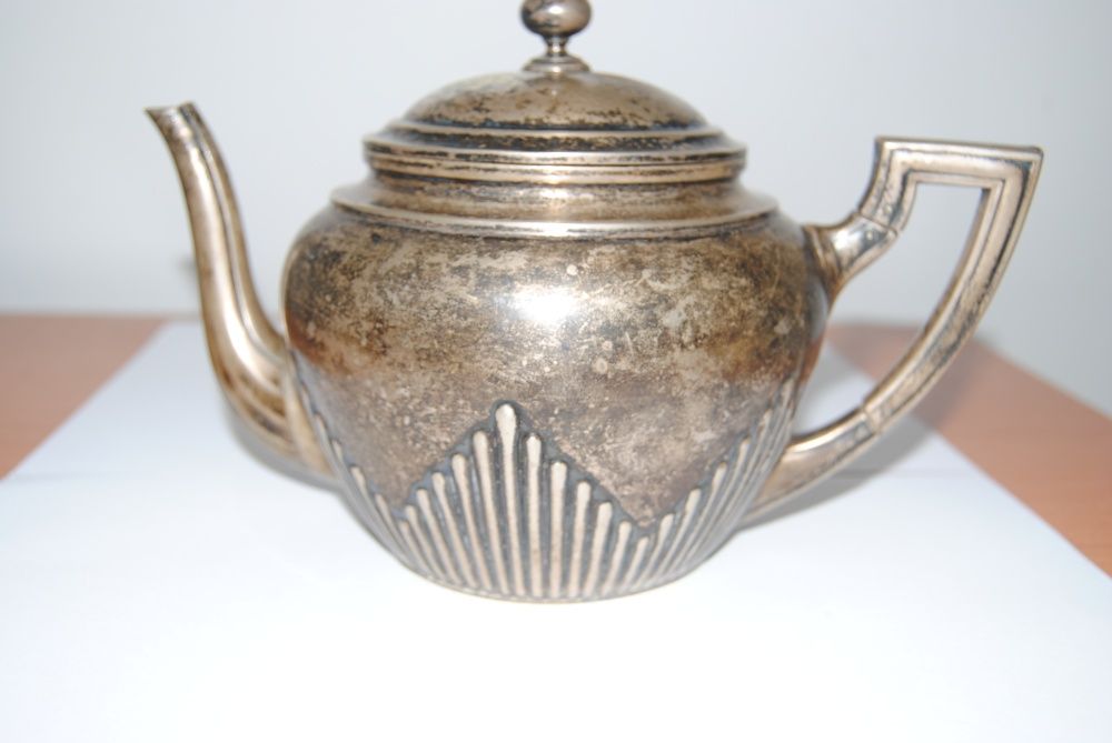 Dzbanek, imbryk do herbaty, srebro 800, Niemcy 1906 rok