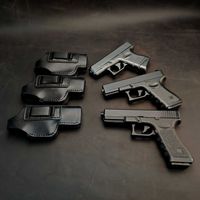 Шкіряна кобура для Glock 26 зі скобою, кобура на Glock, Глок 26