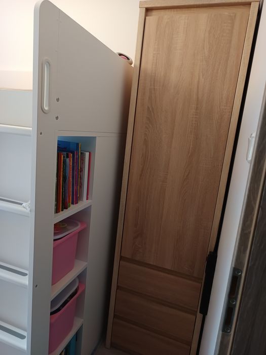 Regał szafa Norton dąb Sonoma Agata meble 56 cm 210