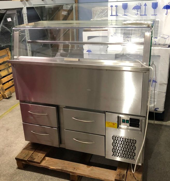 Witryna chłodnicza Igloo MEZZO 1.2W sałatkowa - POWYSTAWOWA