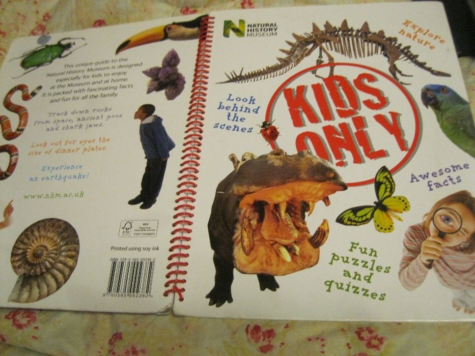 детская книга энциклопедия kids only natural history museum английский