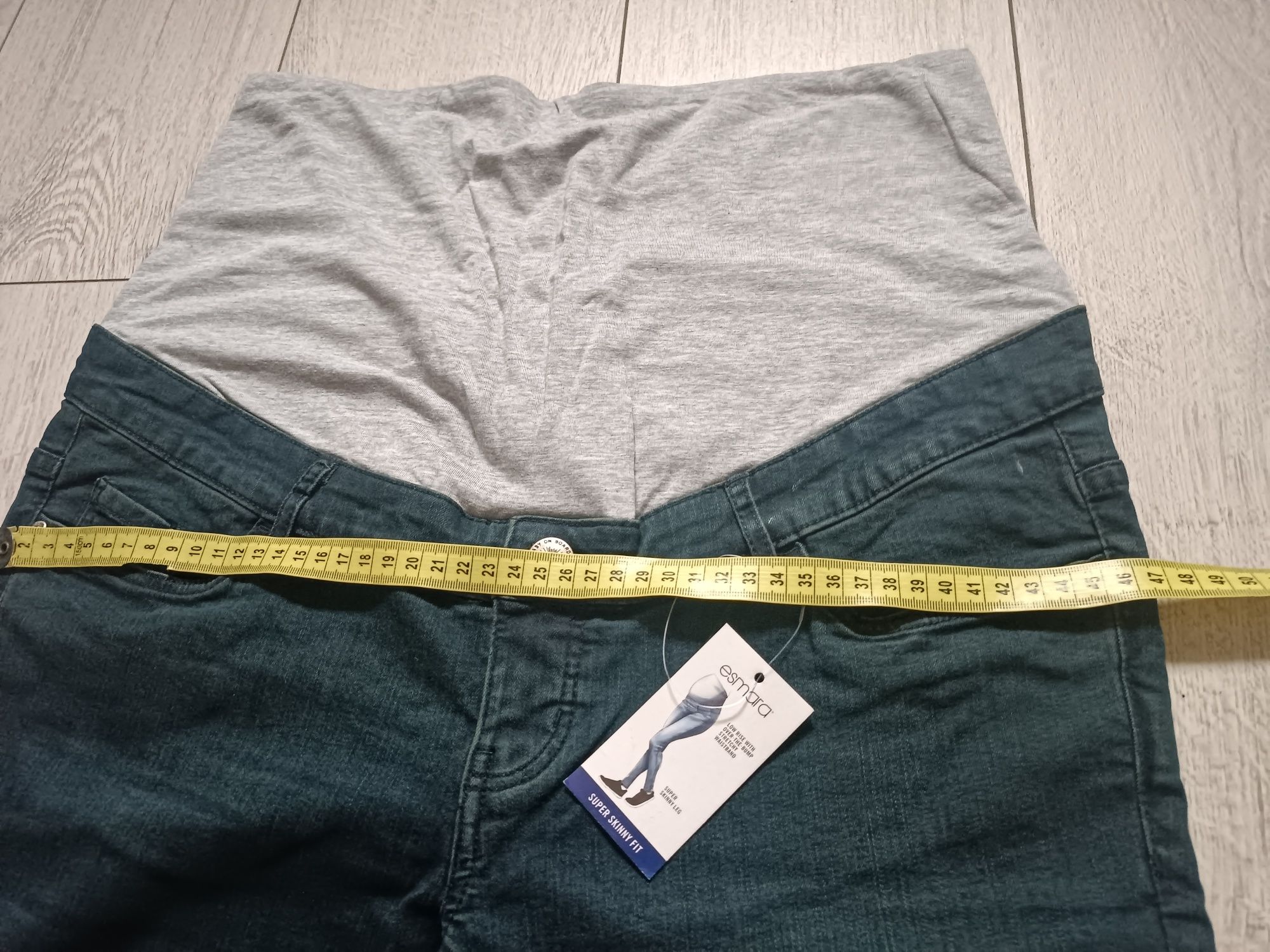 Nowe jeansy spodnie ciążowe marki esmara rozmiar 42