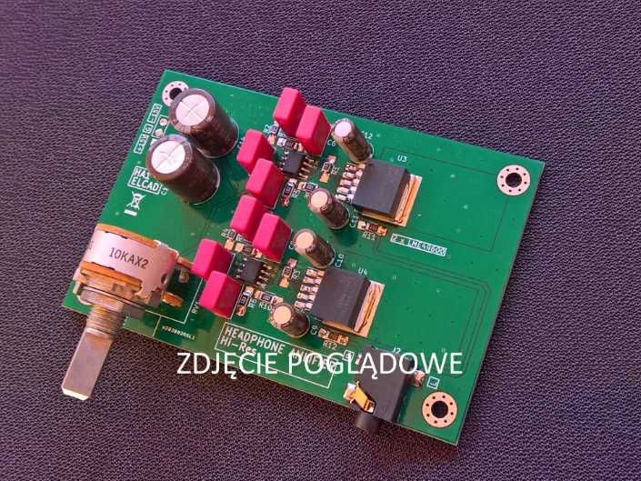 Płytka pcb - wzmacniacz słuchawkowy