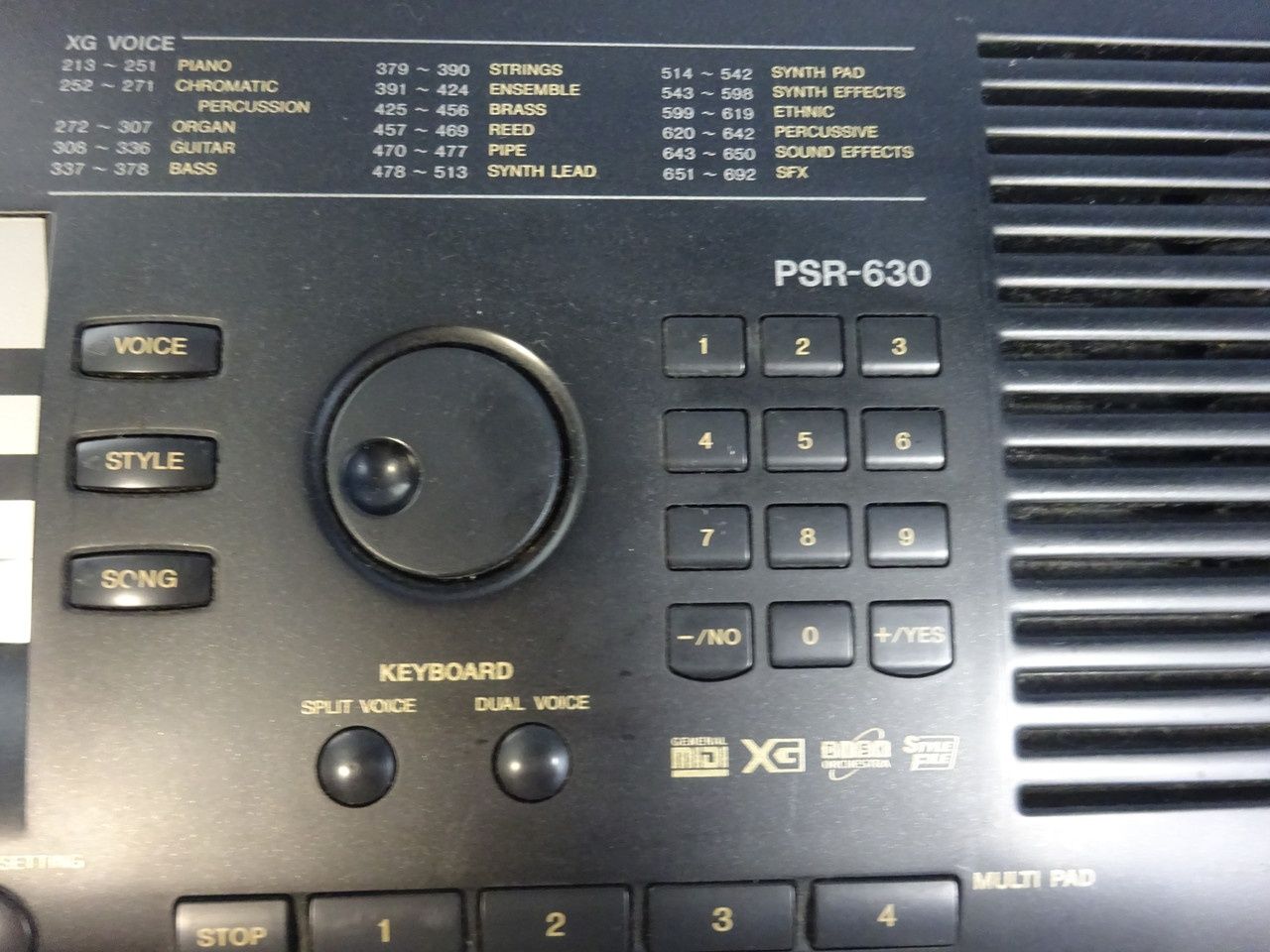 Синтезатор Yamaha PSR-630 недорого
