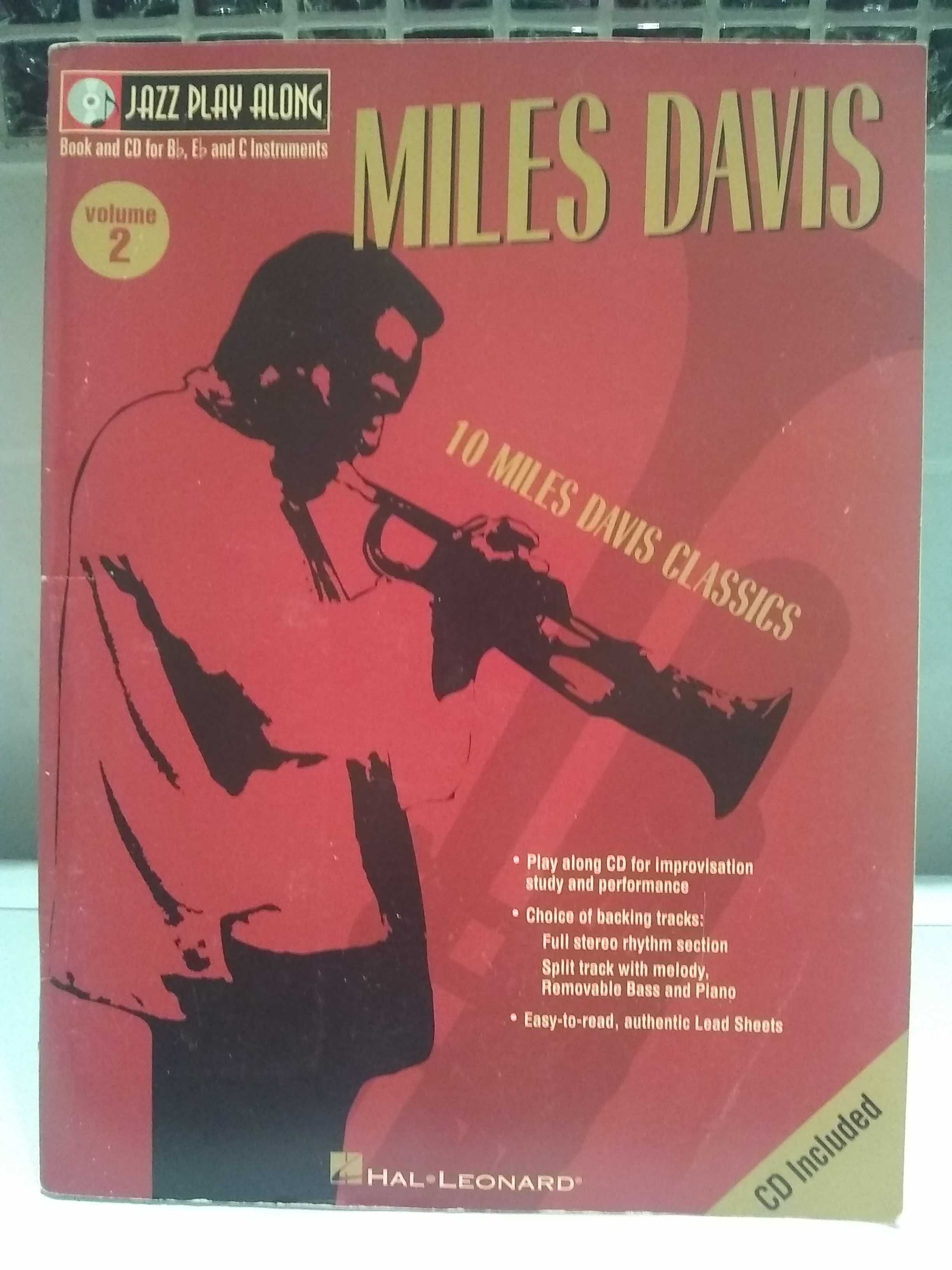 Nuty Miles Davis książka jazz, Trąbka nuty 10utworów klasyka jazzu+CD.