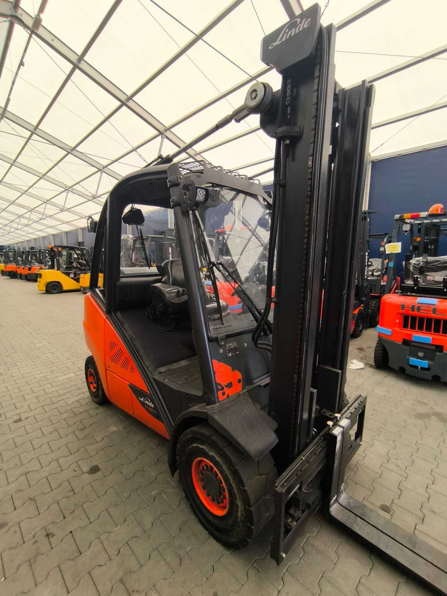Wózek widłowy LINDE H30T-02 3000kg 4 sekcje UDT 3750mm 6806 MTG 2016r