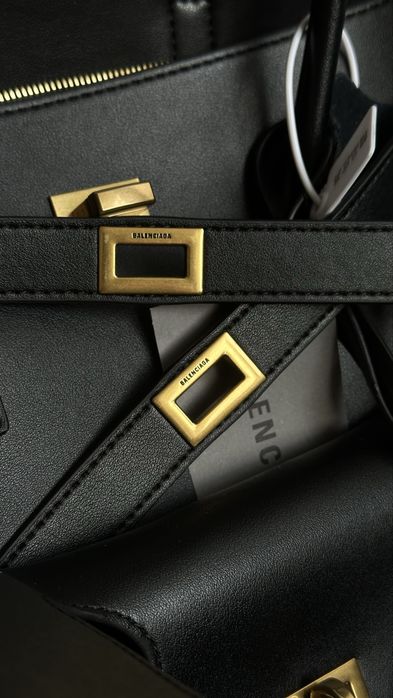 Сумка Balenciaga BelAir преміум натуральна шкіра брелок у подарунок