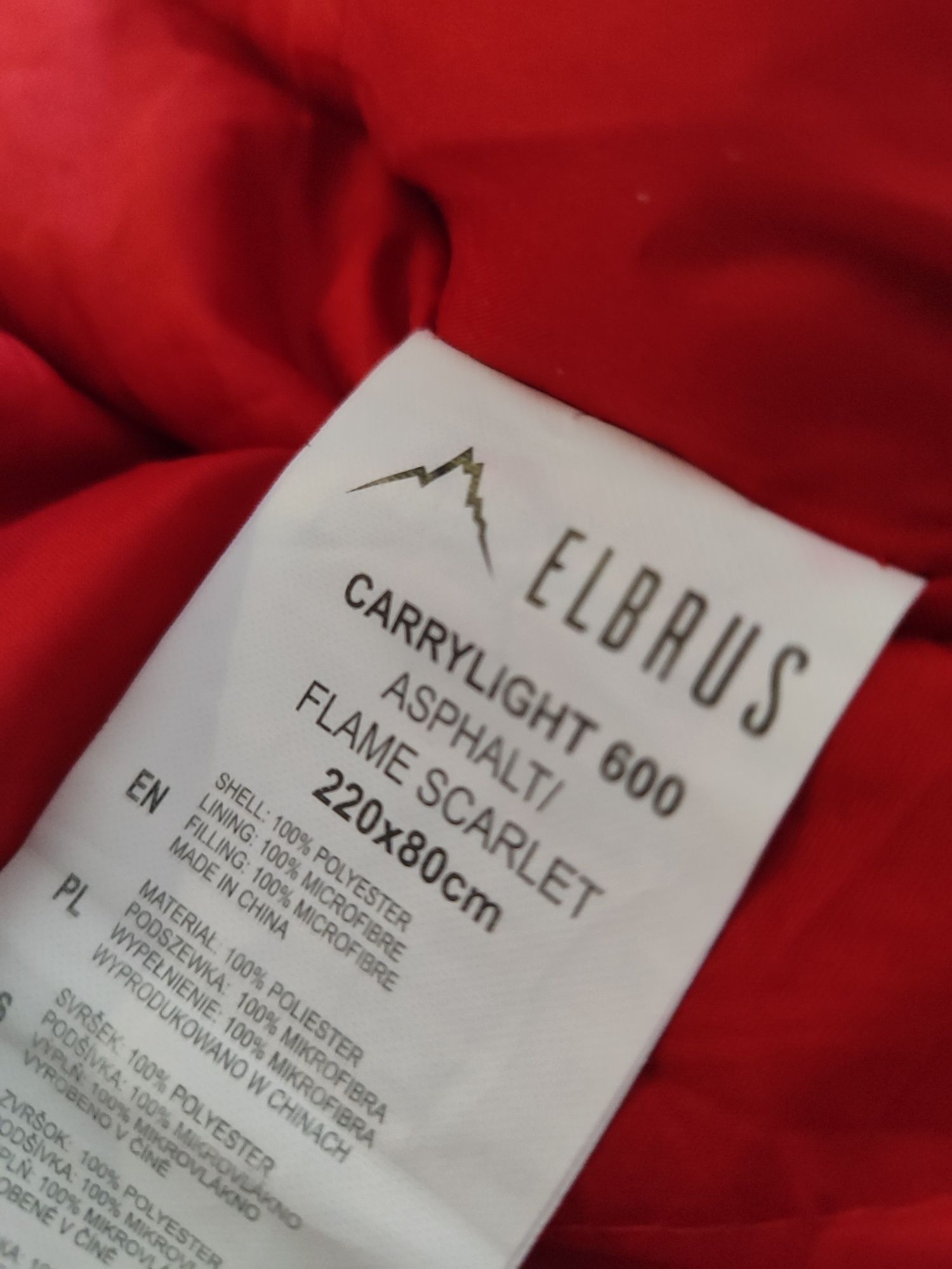 Śpiwór Elbrus Carrylight 600   200x80