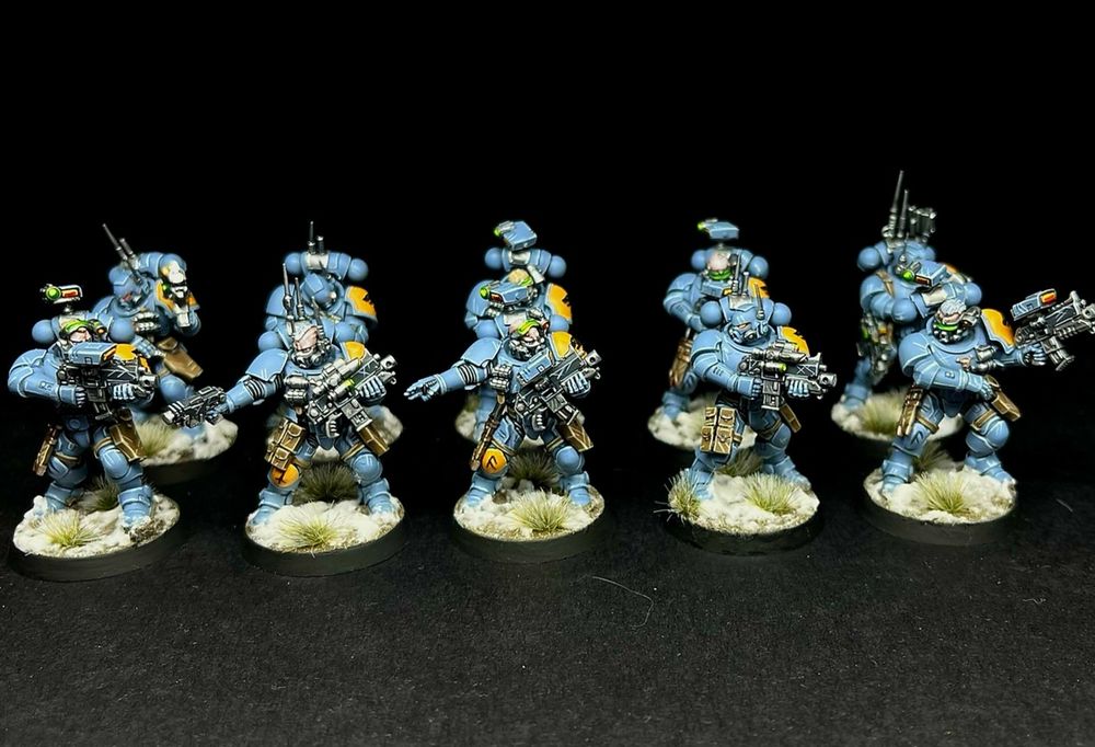 Warhammer 40k Space Wolves infiltrators MALOWANIE FIGUREK