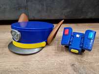 Psi Patrol czapka policjanta Chase i wyrzutnia