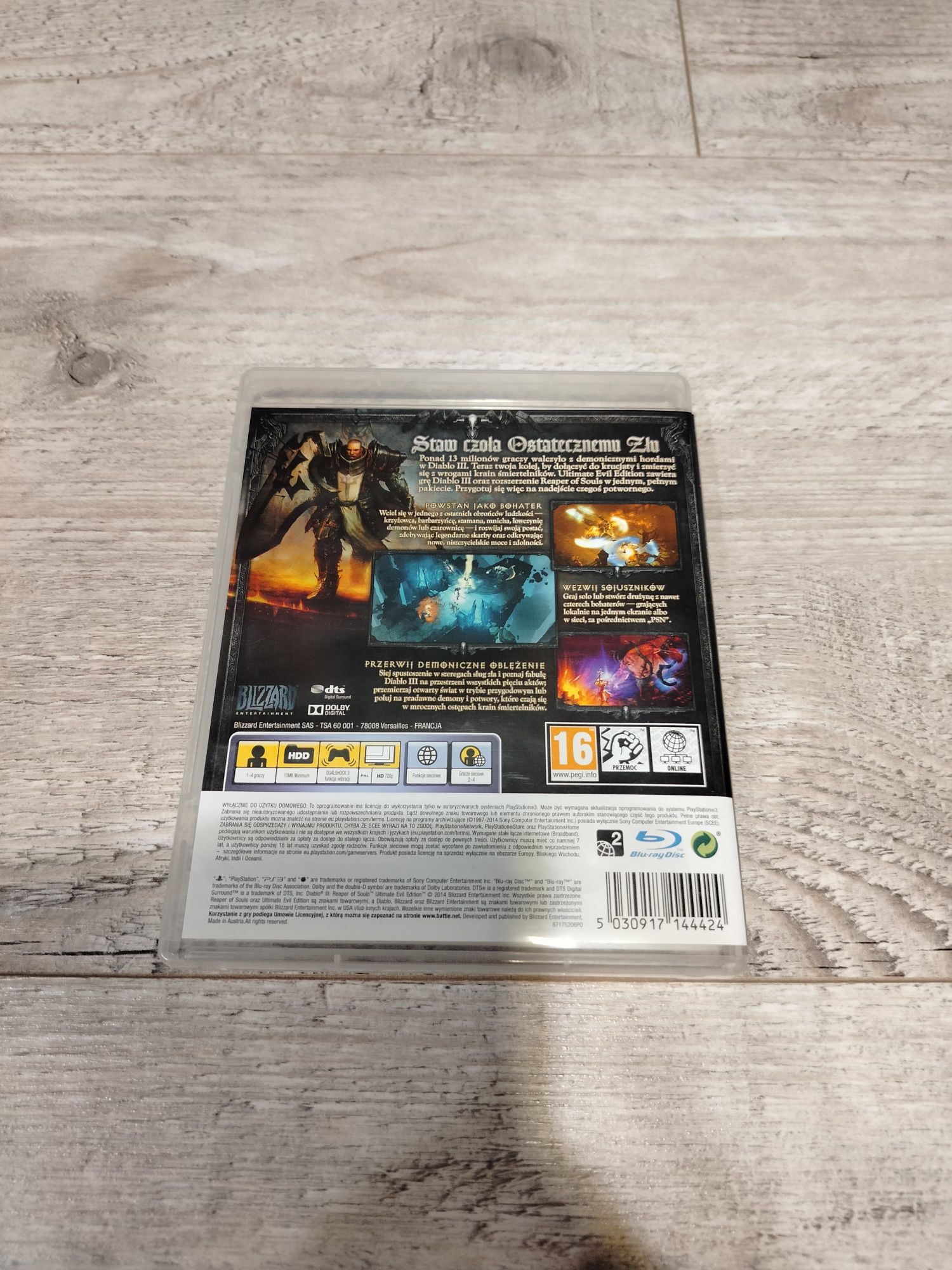 Gra diablo 3 reaper of souls ps3