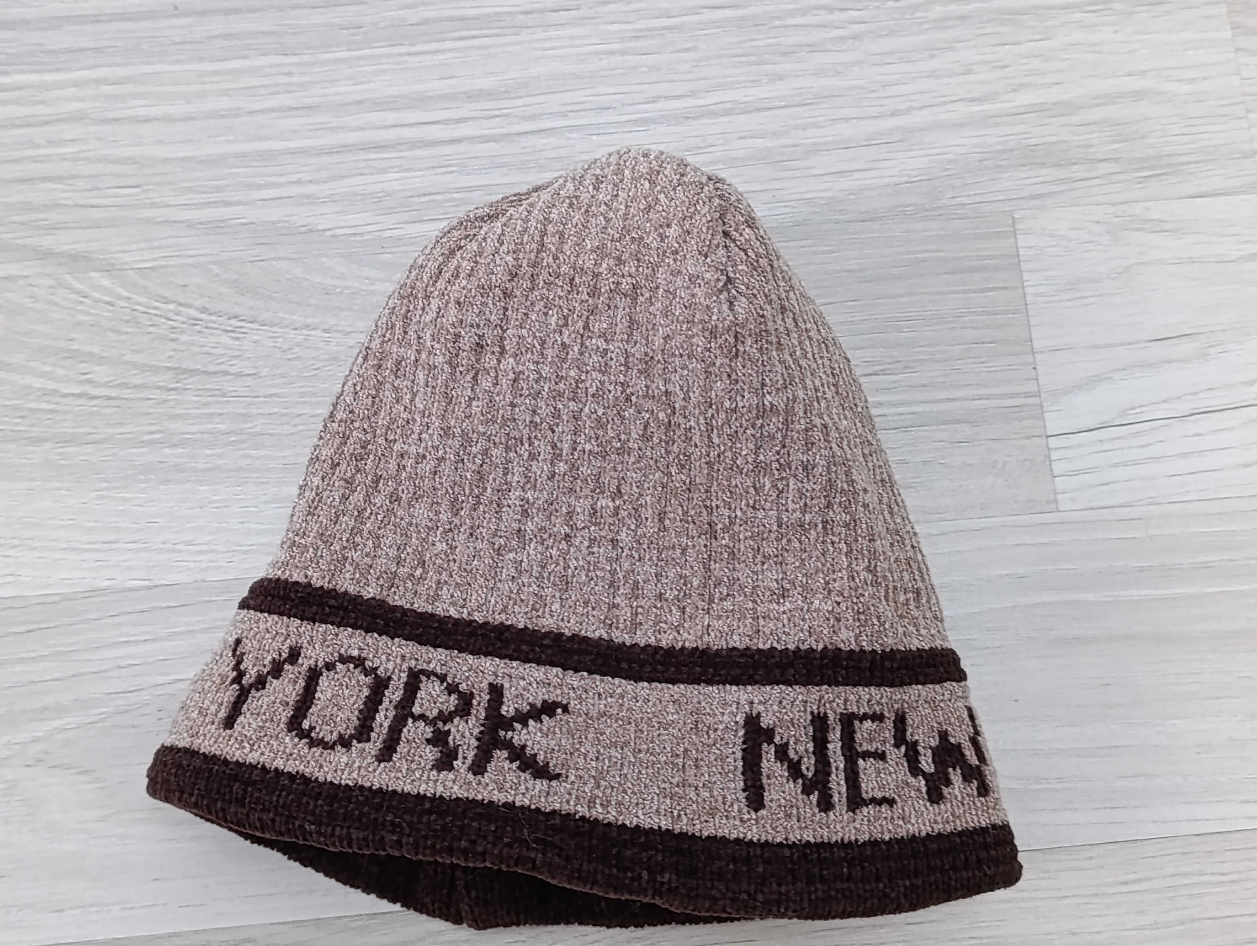 Шапка зимова чоловіча NEW YORK розмір 55-58