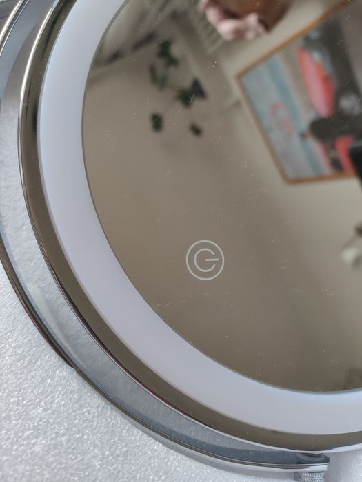 Lusterko lustro kosmetyczne powiększenie USB podświetlenie na ścianę