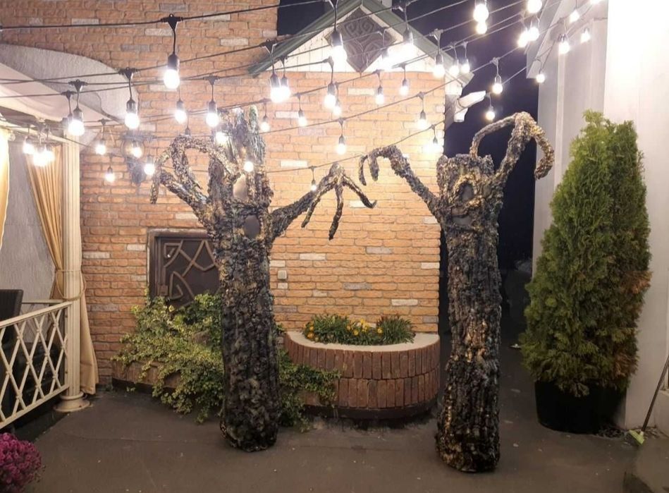 Фотозона,  декорація, хеллоувін, Halloween, монстр дерево , свято