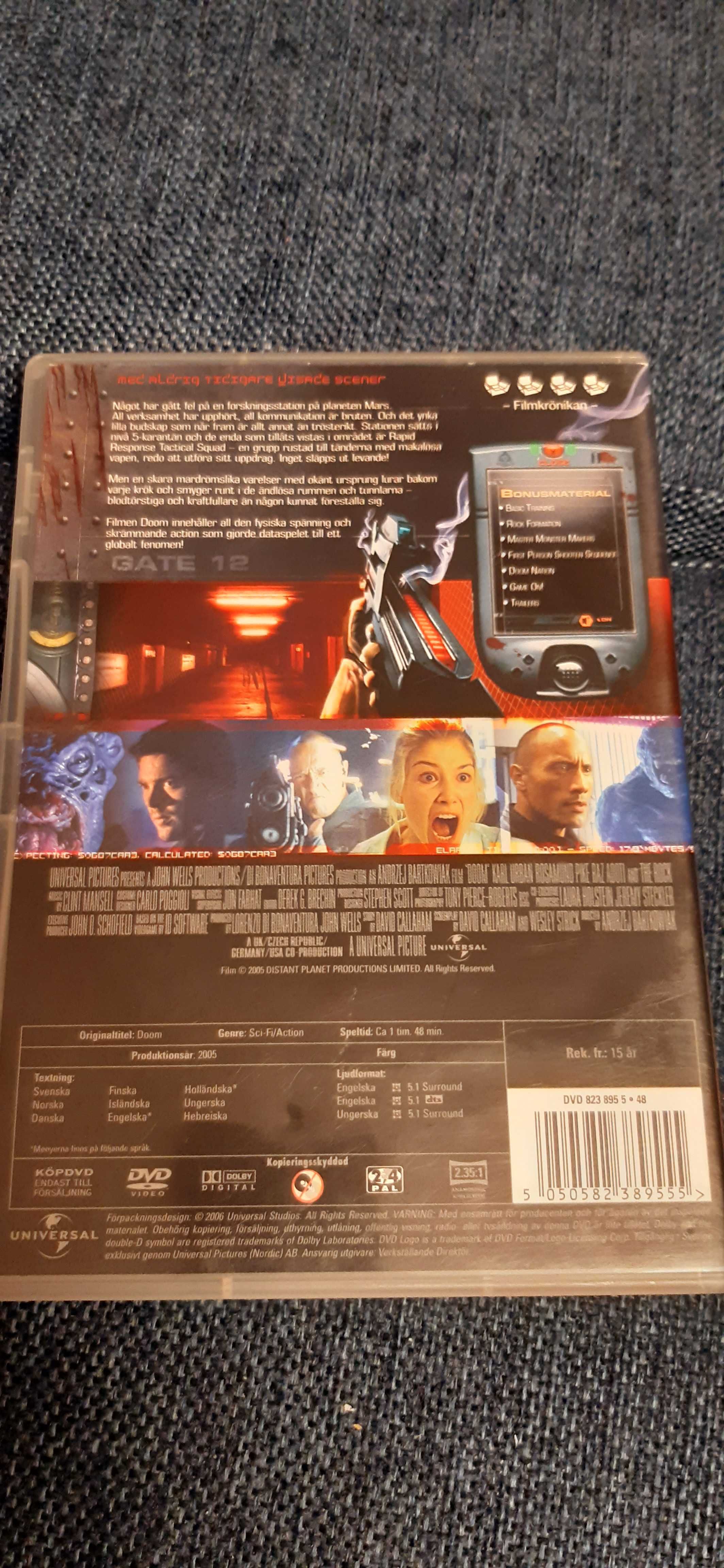 Film Doom płyta DVD