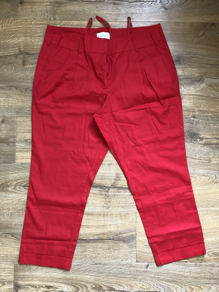 Spodnie damskie NOWE Amy Vermont Czerwone 46 XXL