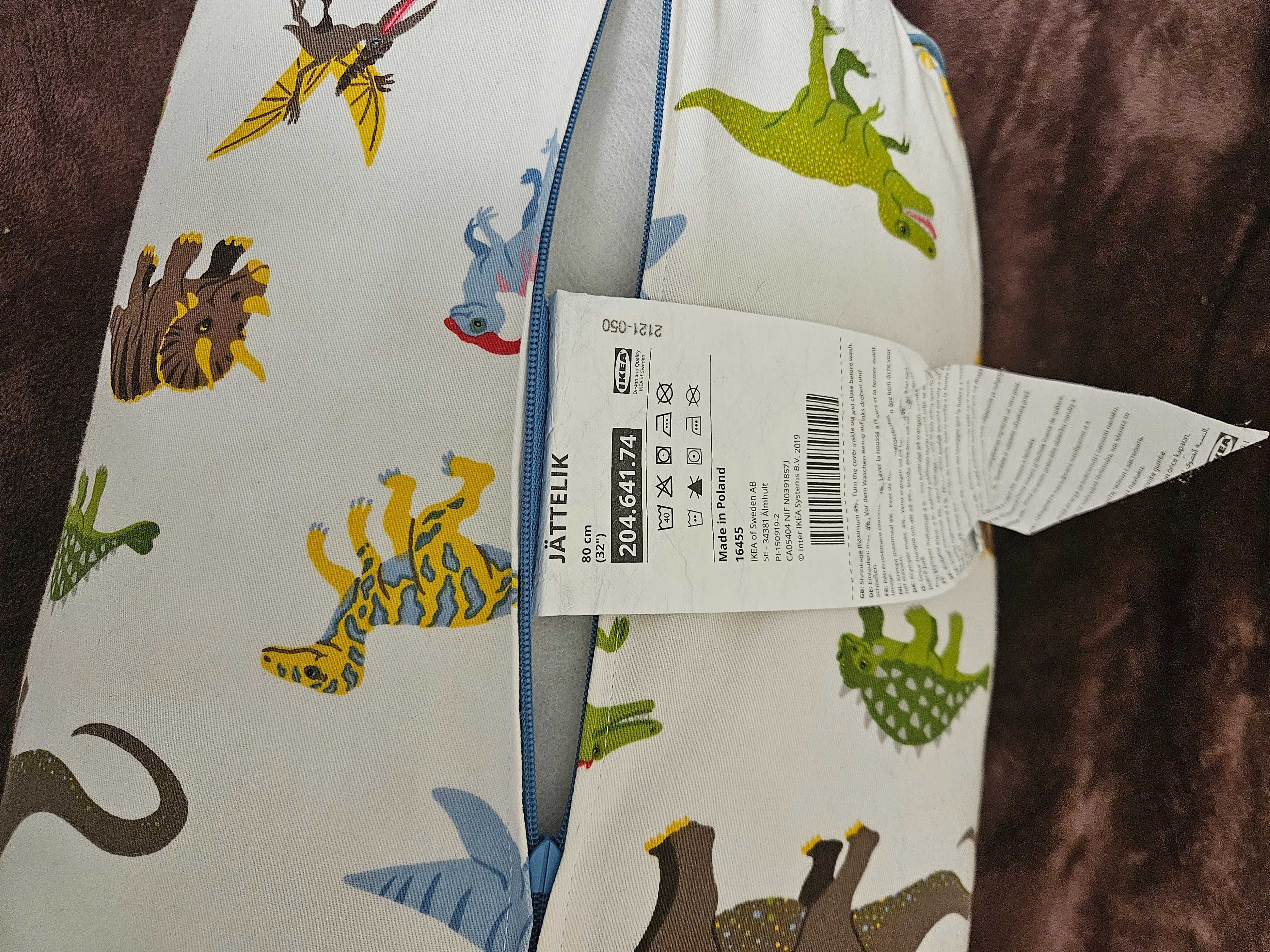 Poduszka wałek 80 cm Jattelik ikea