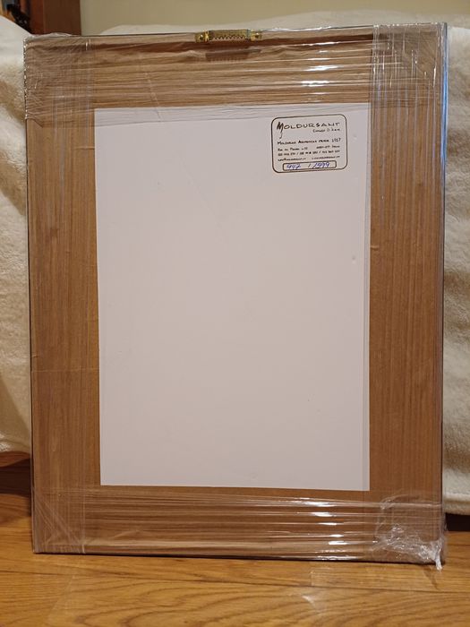 Quadro de arte abstracta de Agostinho Santos