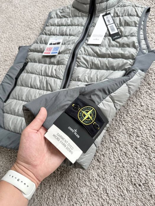 Жилет Stone Island пуховая жилетка стон