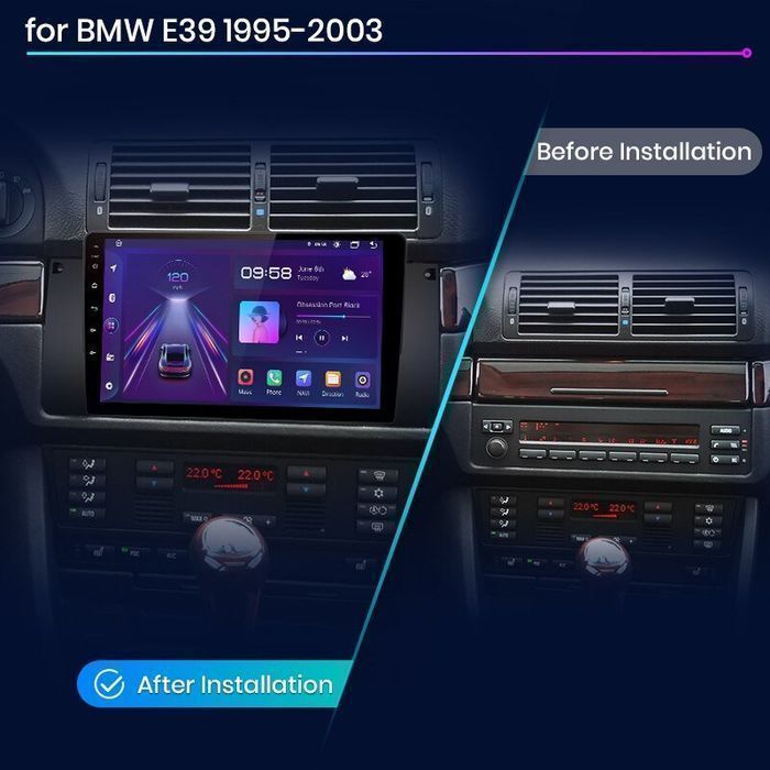Radio nawigacja BMW 5 E39 E53 X5 M5 Carplay Android Plus 4GB 64GB