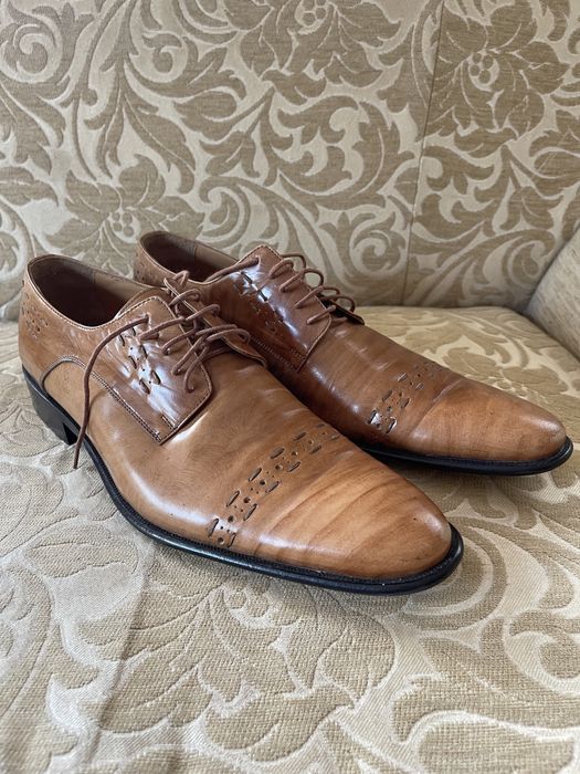 Взуття, туфлі чоловічі Luciano Bellini 43 класичний бежевий колір